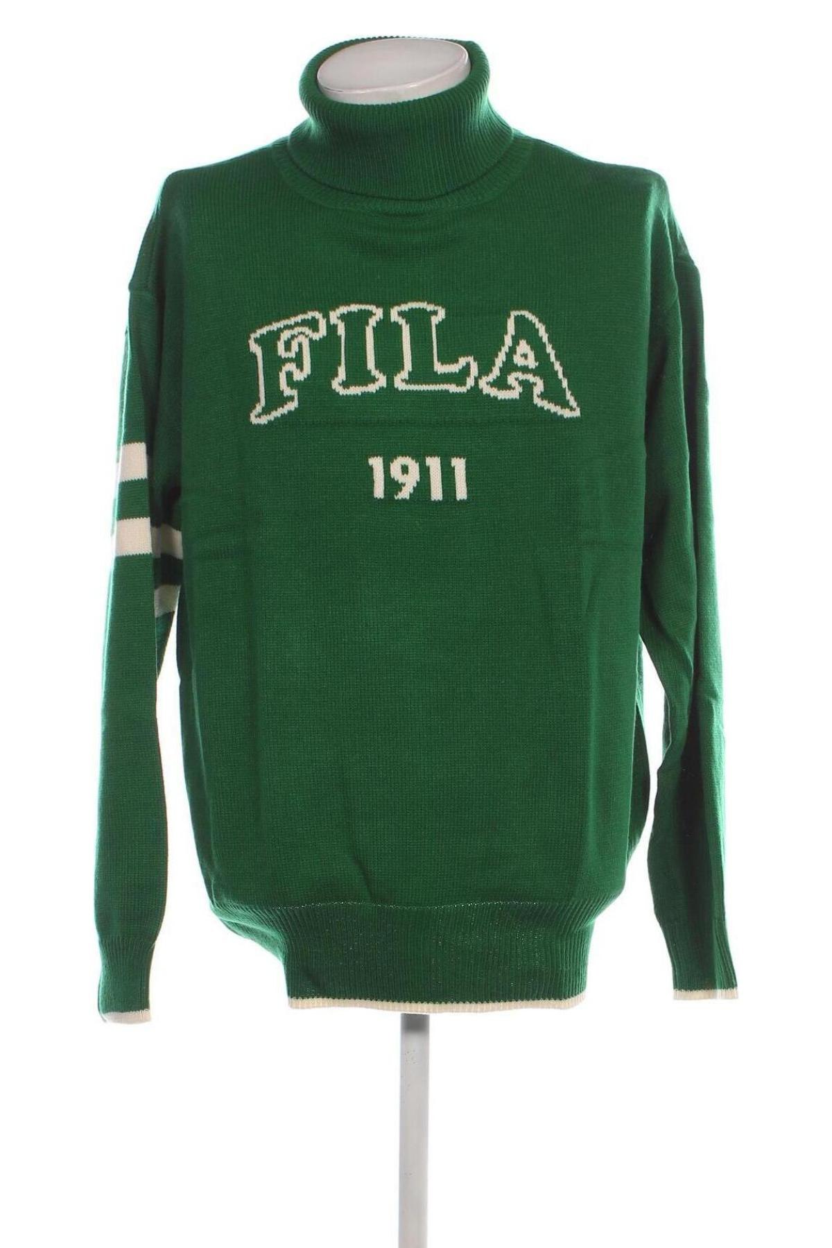 Herrenpullover FILA, Größe XL, Farbe Grün, Preis 32,99 €