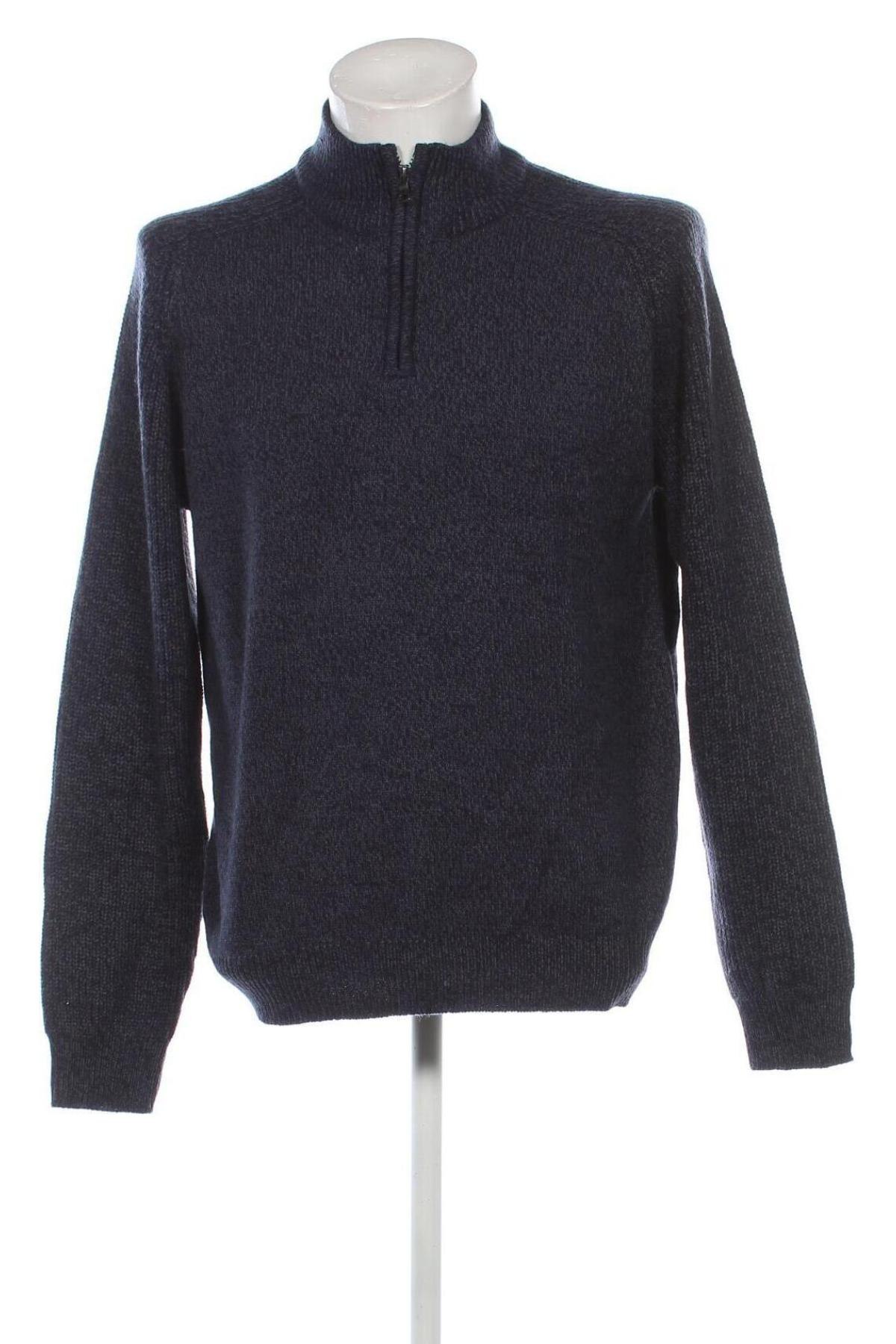 Herrenpullover George, Größe XL, Farbe Blau, Preis 9,49 €