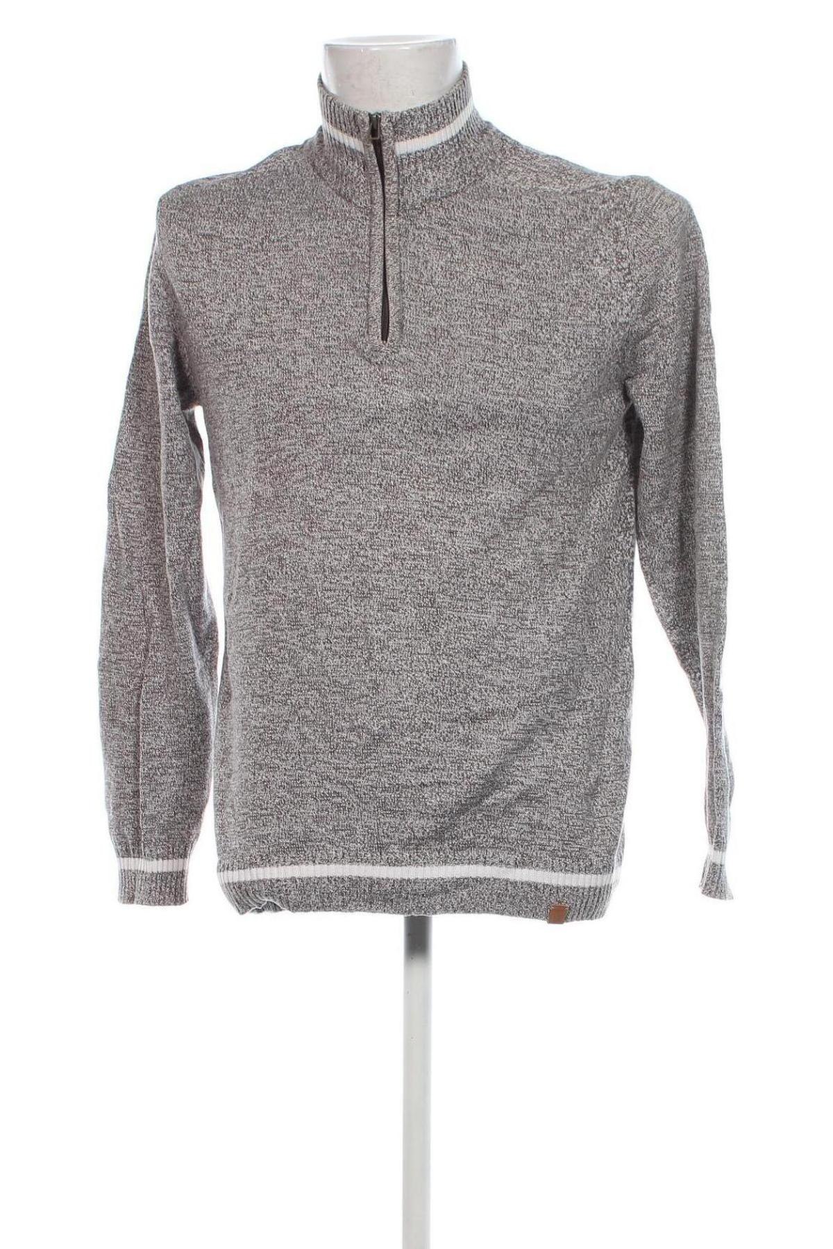 Herrenpullover Identic, Größe M, Farbe Grau, Preis € 9,49