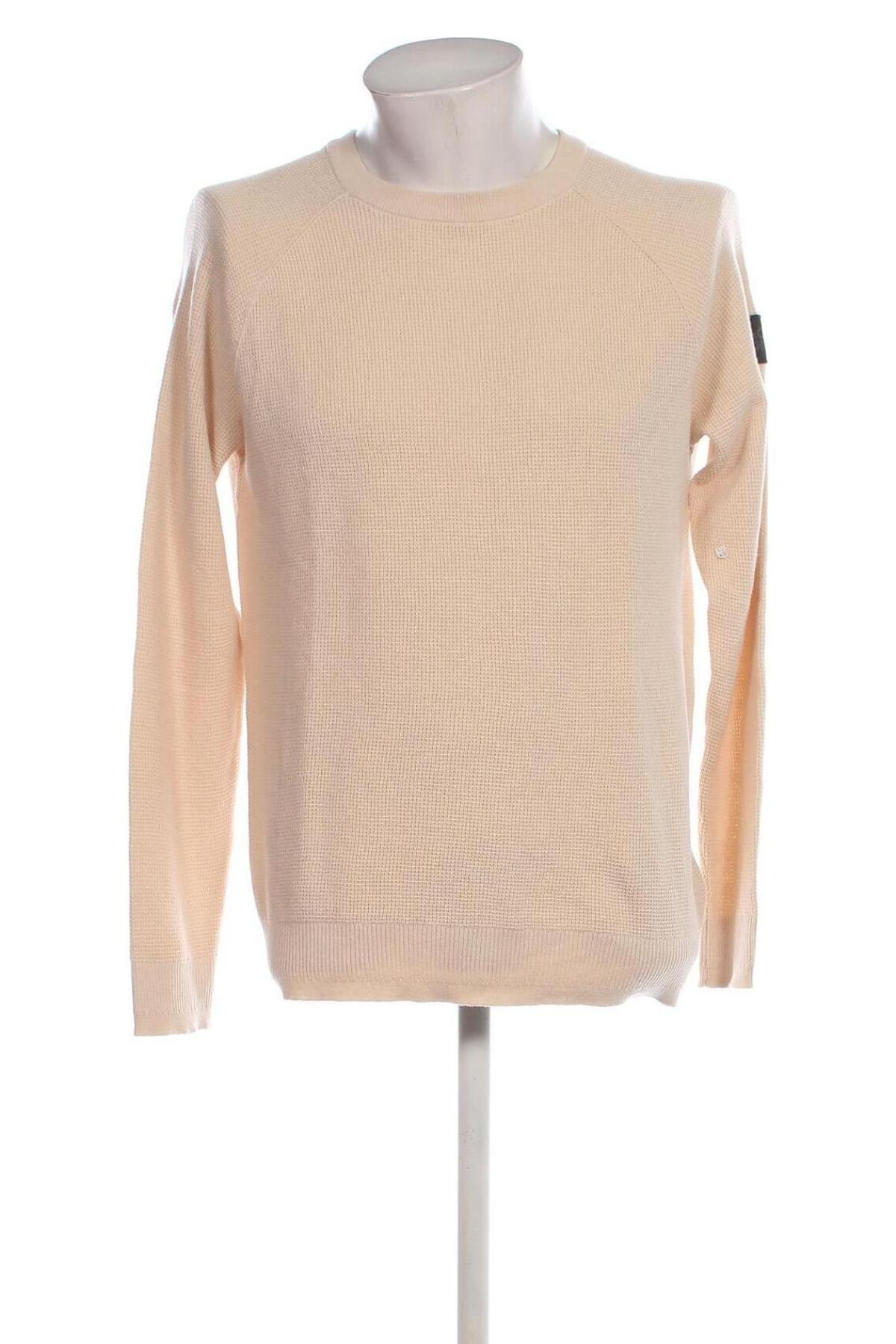 Herrenpullover Jack & Jones, Größe L, Farbe Beige, Preis 25,99 €