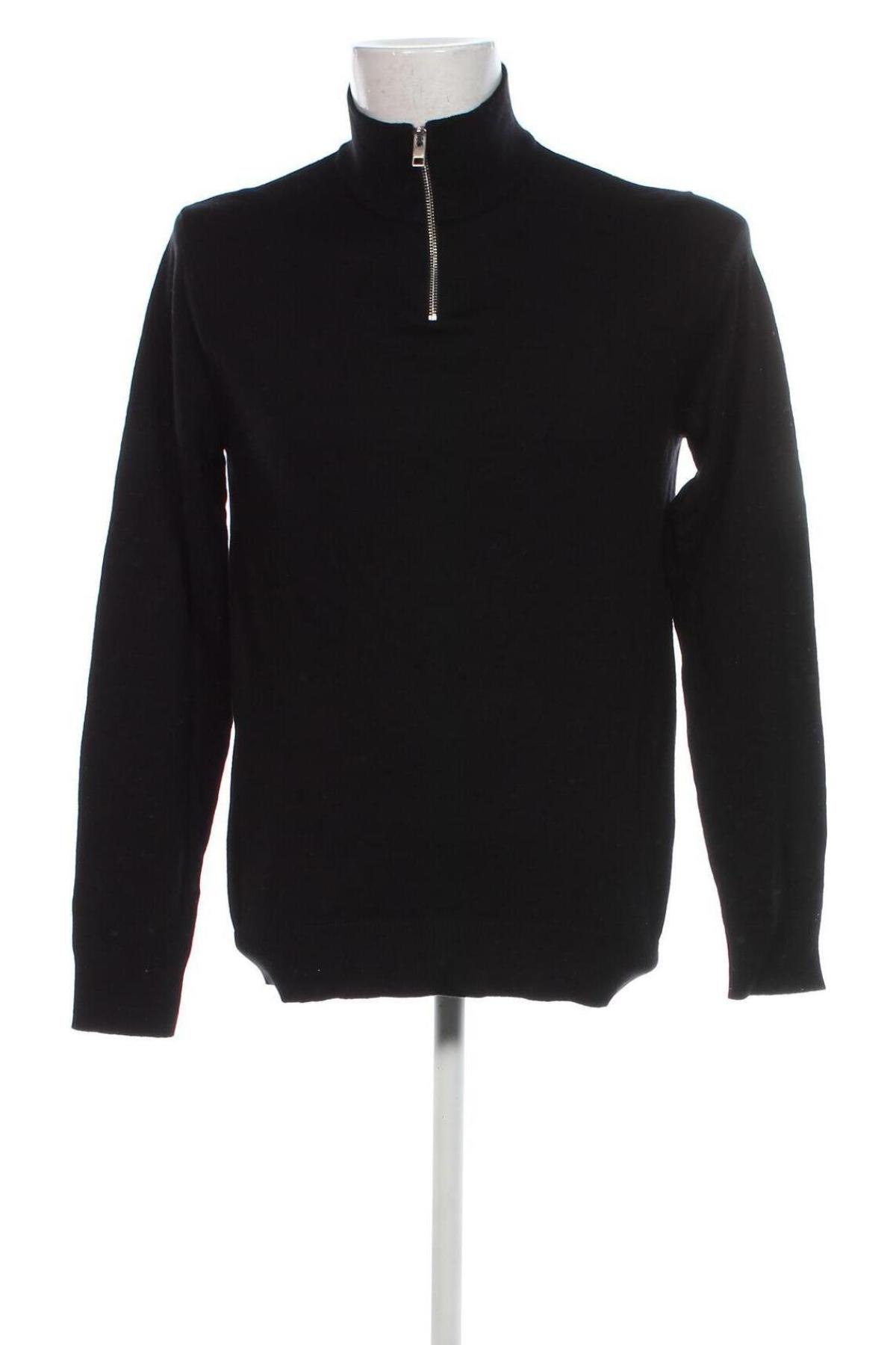 Herrenpullover Jack & Jones, Größe M, Farbe Schwarz, Preis 25,99 €