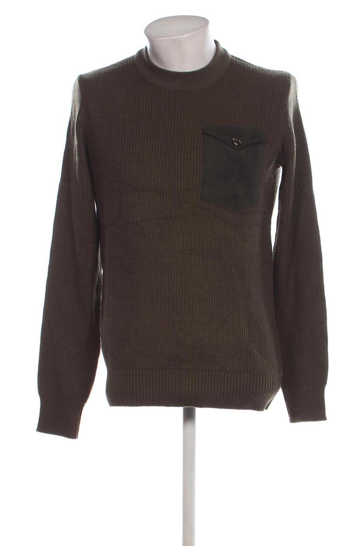 Herrenpullover Jack & Jones, Größe M, Farbe Grün, Preis 11,99 €