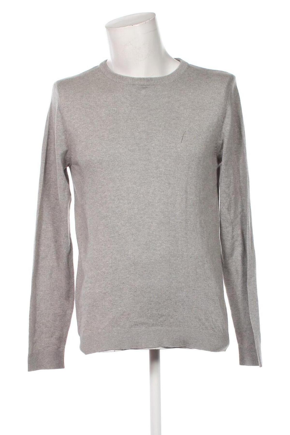 Herrenpullover Jack & Jones, Größe L, Farbe Grau, Preis 31,49 €