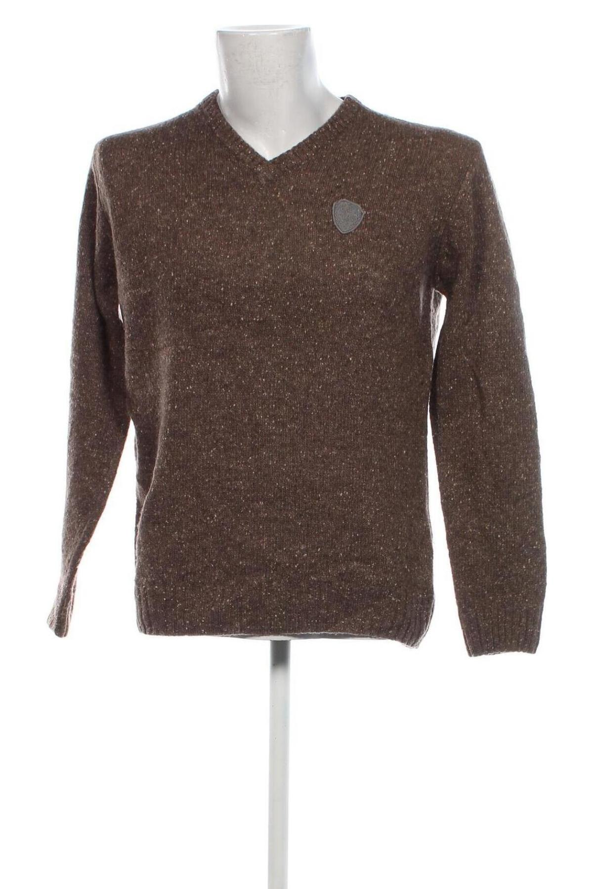 Herrenpullover Manguun, Größe M, Farbe Braun, Preis 8,49 €