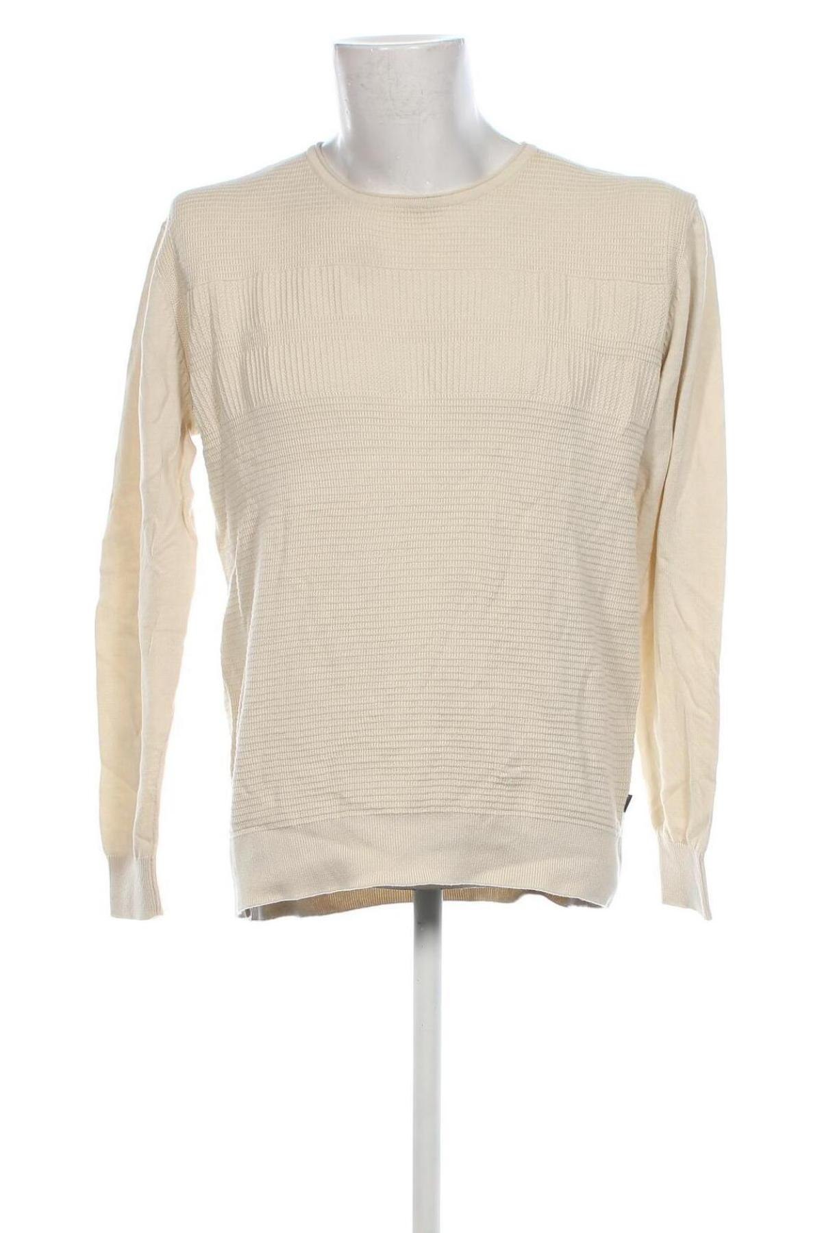 Herrenpullover Ray, Größe L, Farbe Beige, Preis 14,99 €