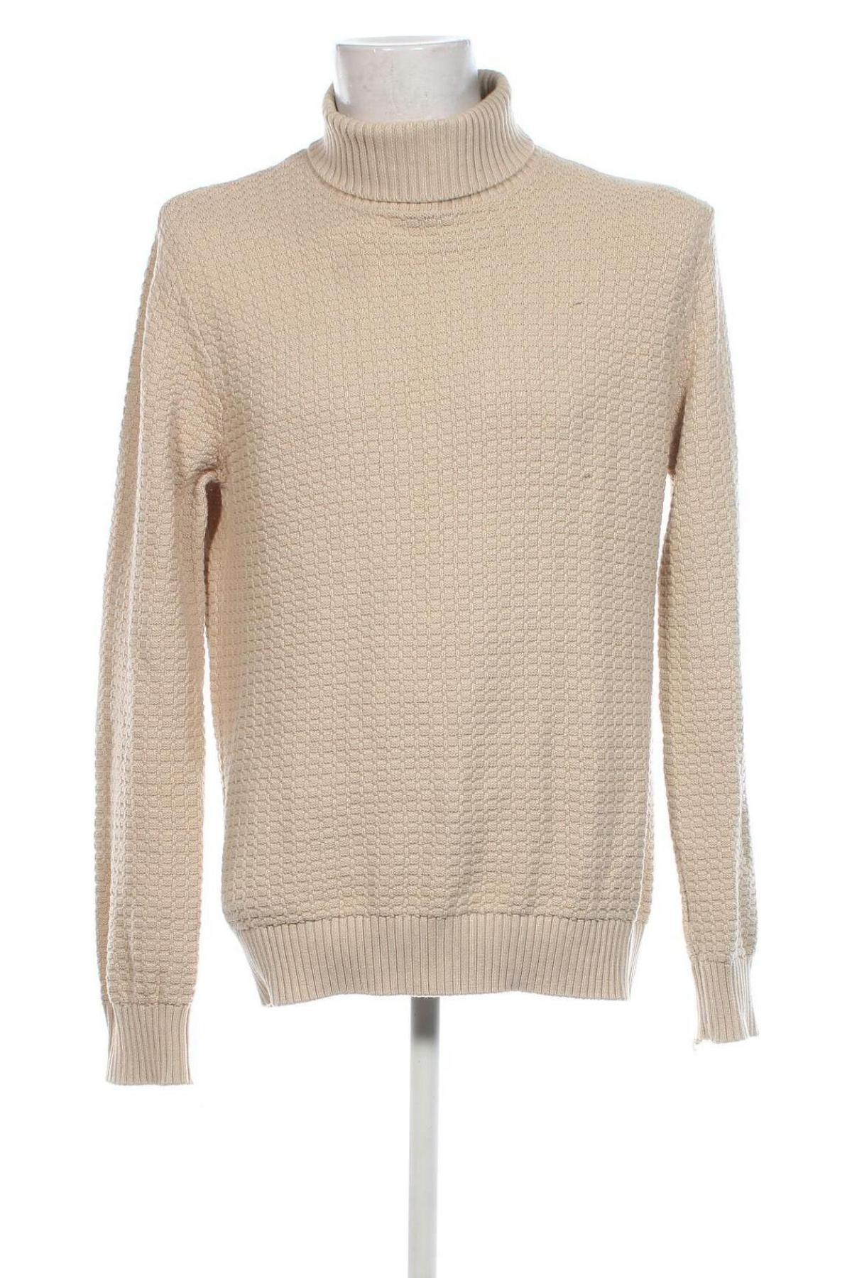 Herrenpullover Selected Homme, Größe L, Farbe Beige, Preis € 20,49