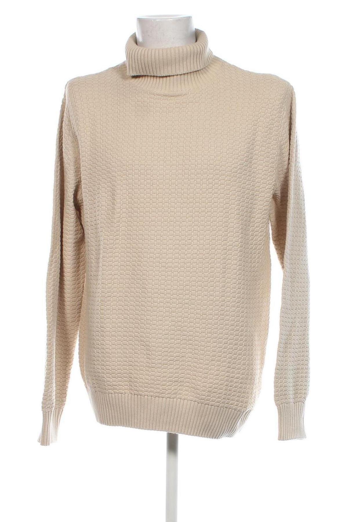 Herrenpullover Selected Homme, Größe XXL, Farbe Beige, Preis 25,99 €