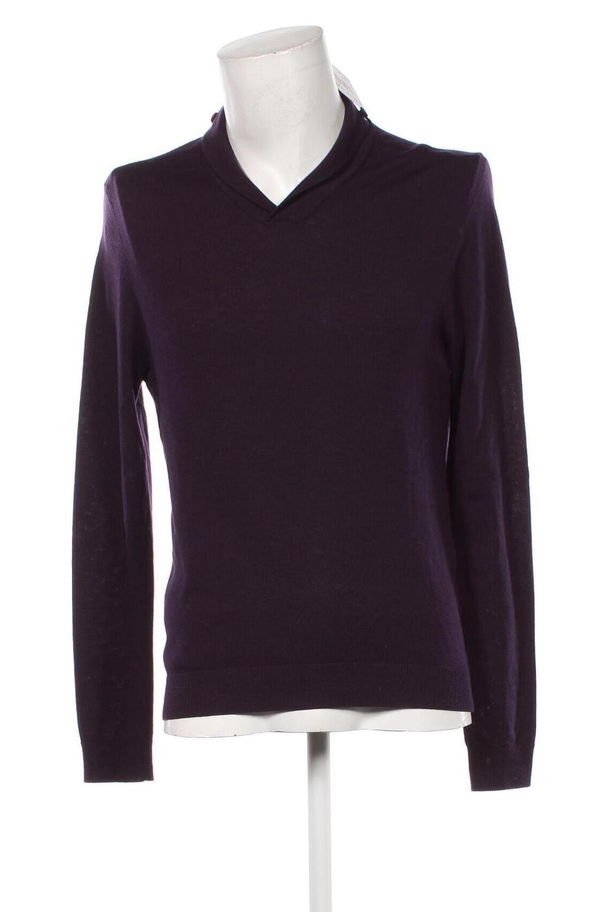 Herrenpullover Ted Baker, Größe M, Farbe Lila, Preis € 10,31