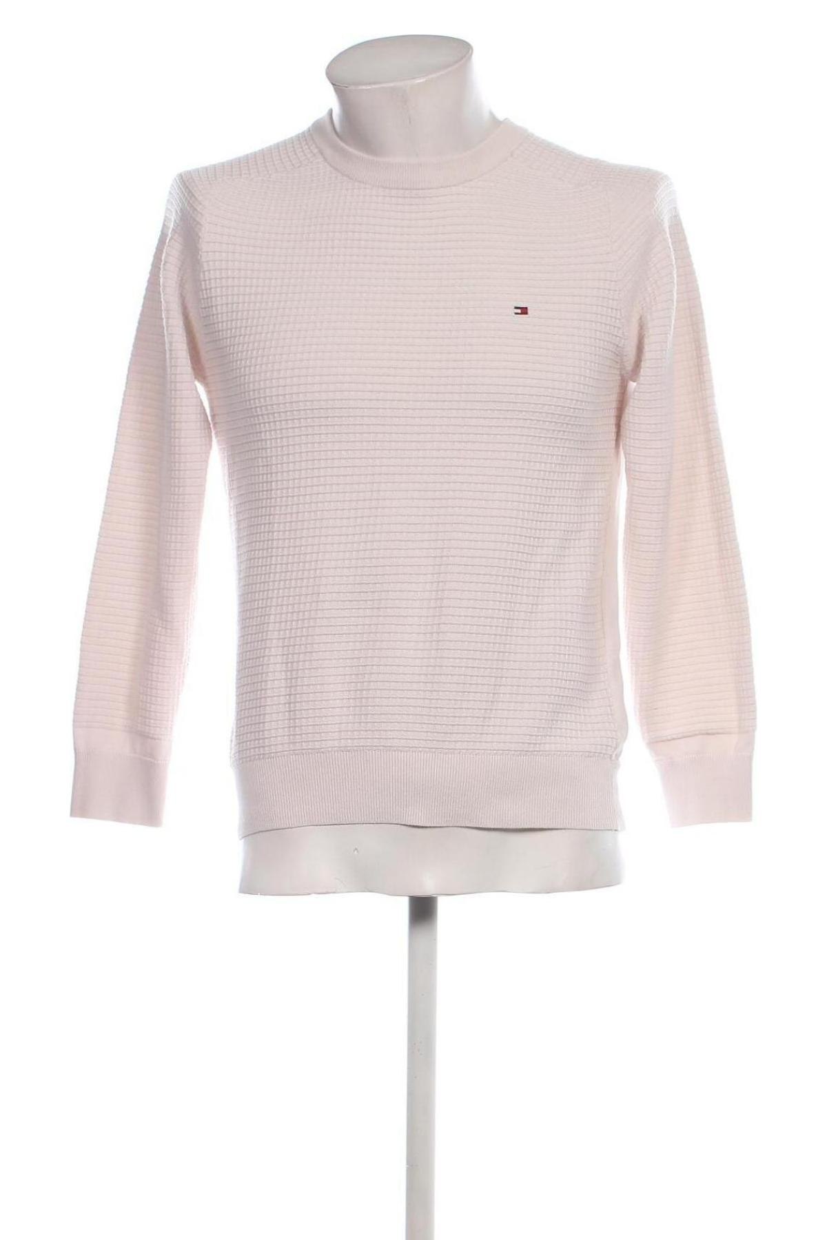 Męski sweter Tommy Hilfiger, Rozmiar S, Kolor ecru, Cena 254,99 zł