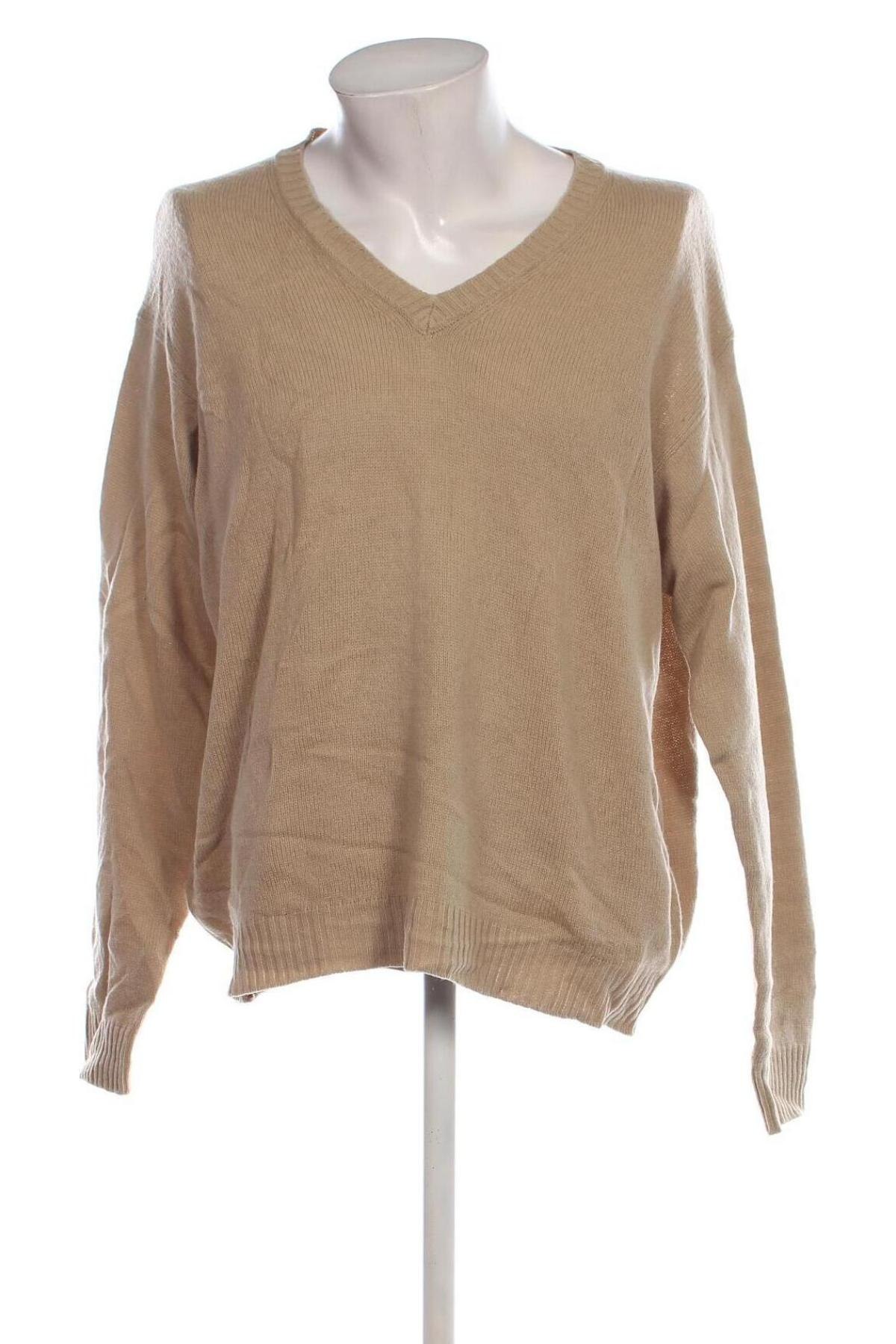 Herrenpullover United Colors Of Benetton, Größe L, Farbe Beige, Preis € 8,49