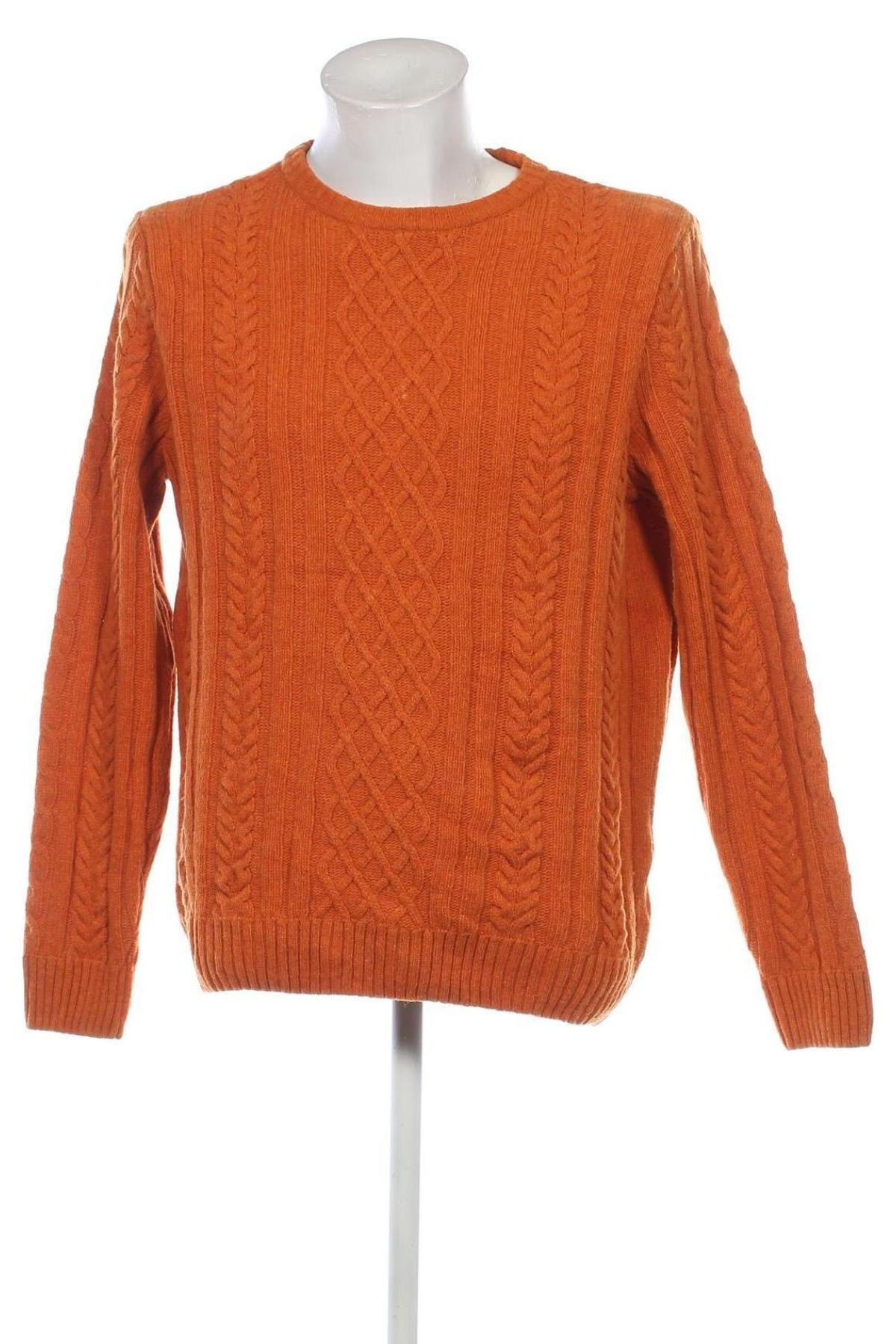 Herrenpullover Walbusch, Größe L, Farbe Orange, Preis 25,99 €