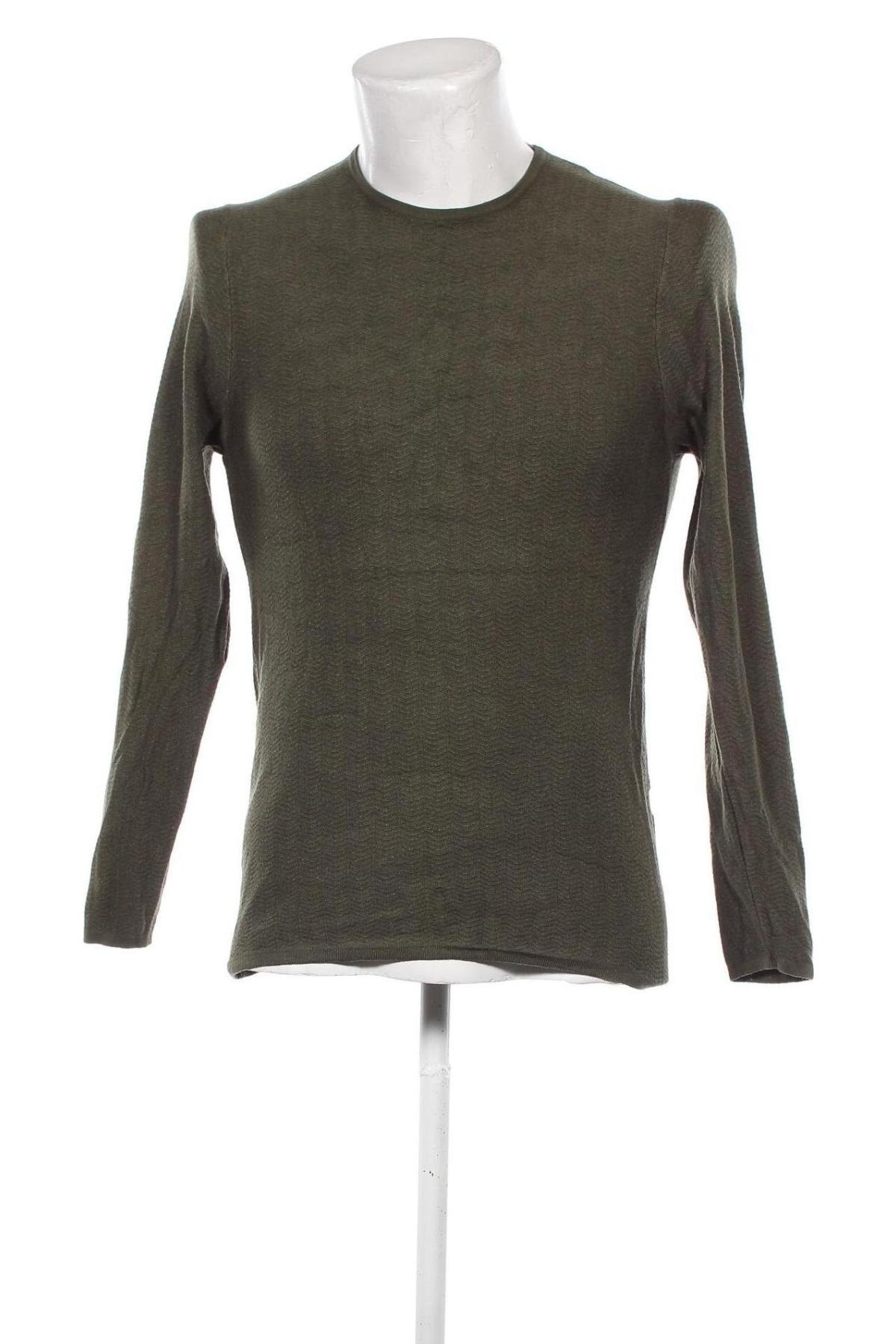 Herrenpullover Zara, Größe S, Farbe Grün, Preis 10,49 €