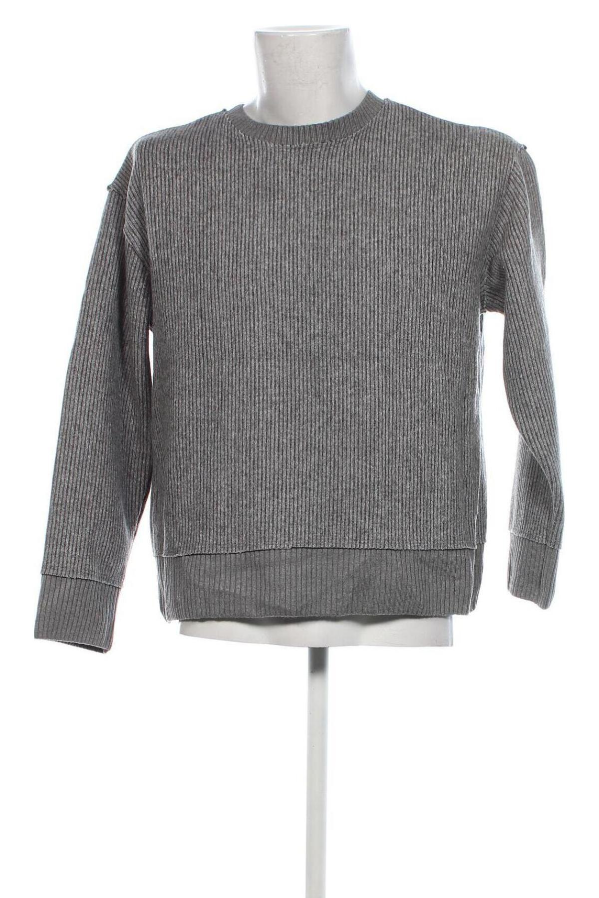 Herrenpullover Zara, Größe L, Farbe Grau, Preis 11,49 €