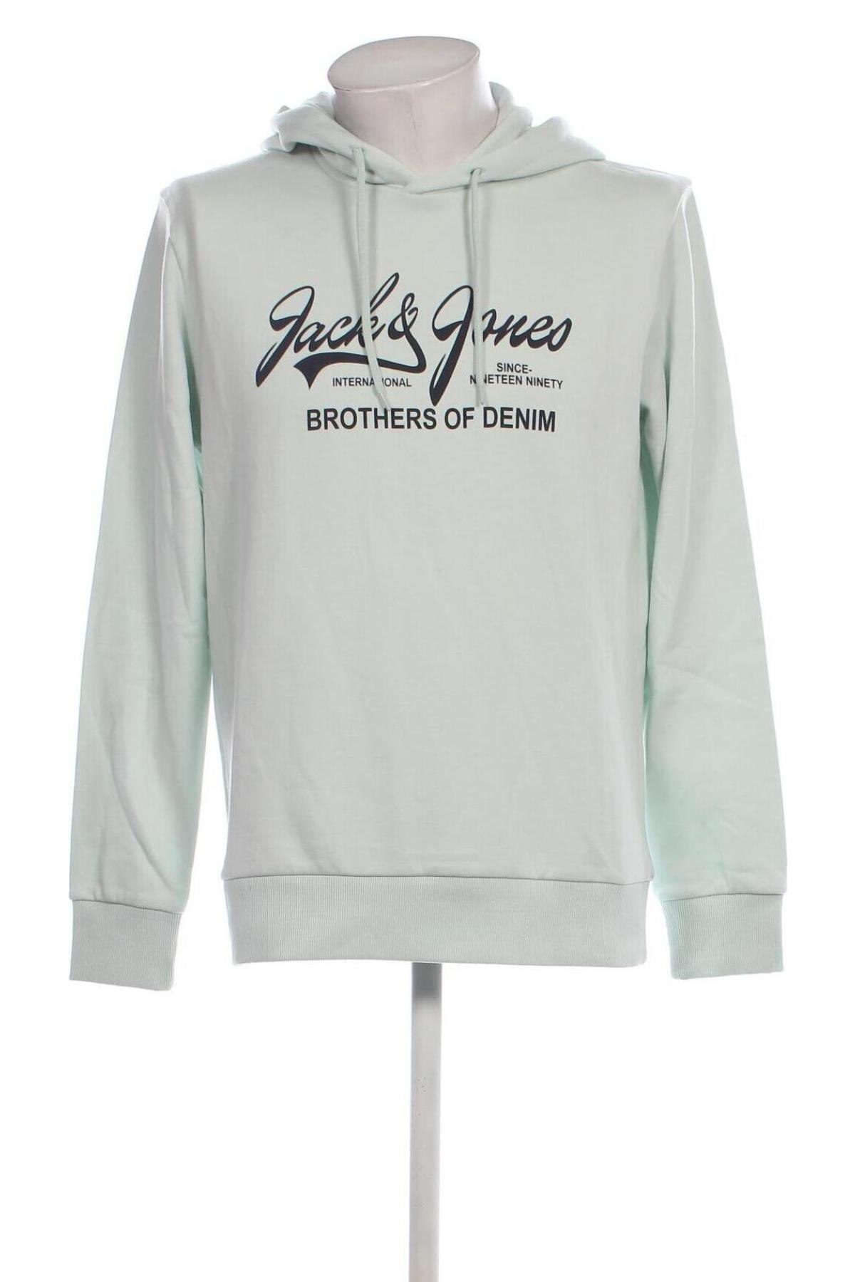 Ανδρικό φούτερ Jack & Jones, Μέγεθος L, Χρώμα Πράσινο, Τιμή 17,49 €