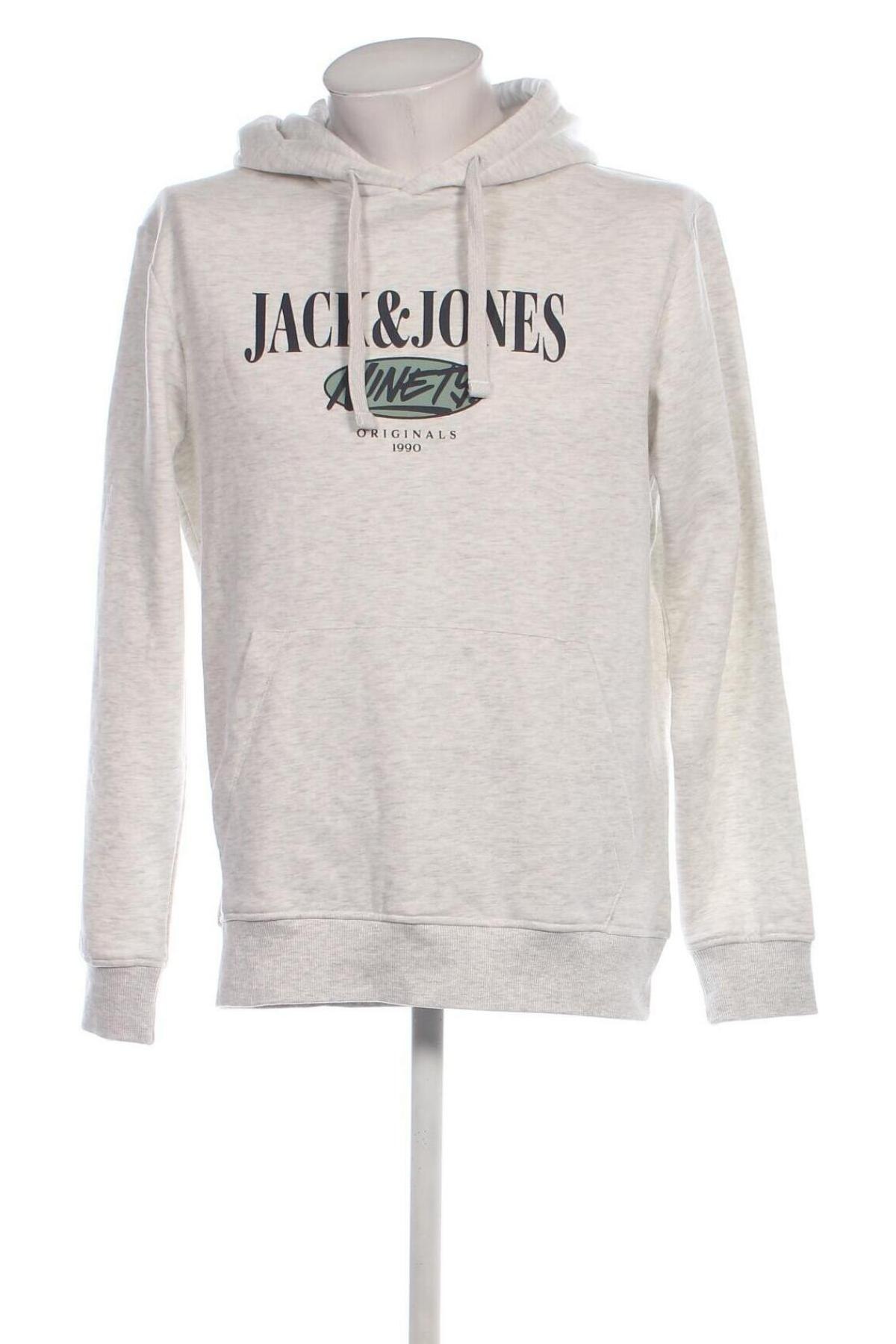 Мъжки суичър Jack & Jones, Размер L, Цвят Сив, Цена 26,79 лв.