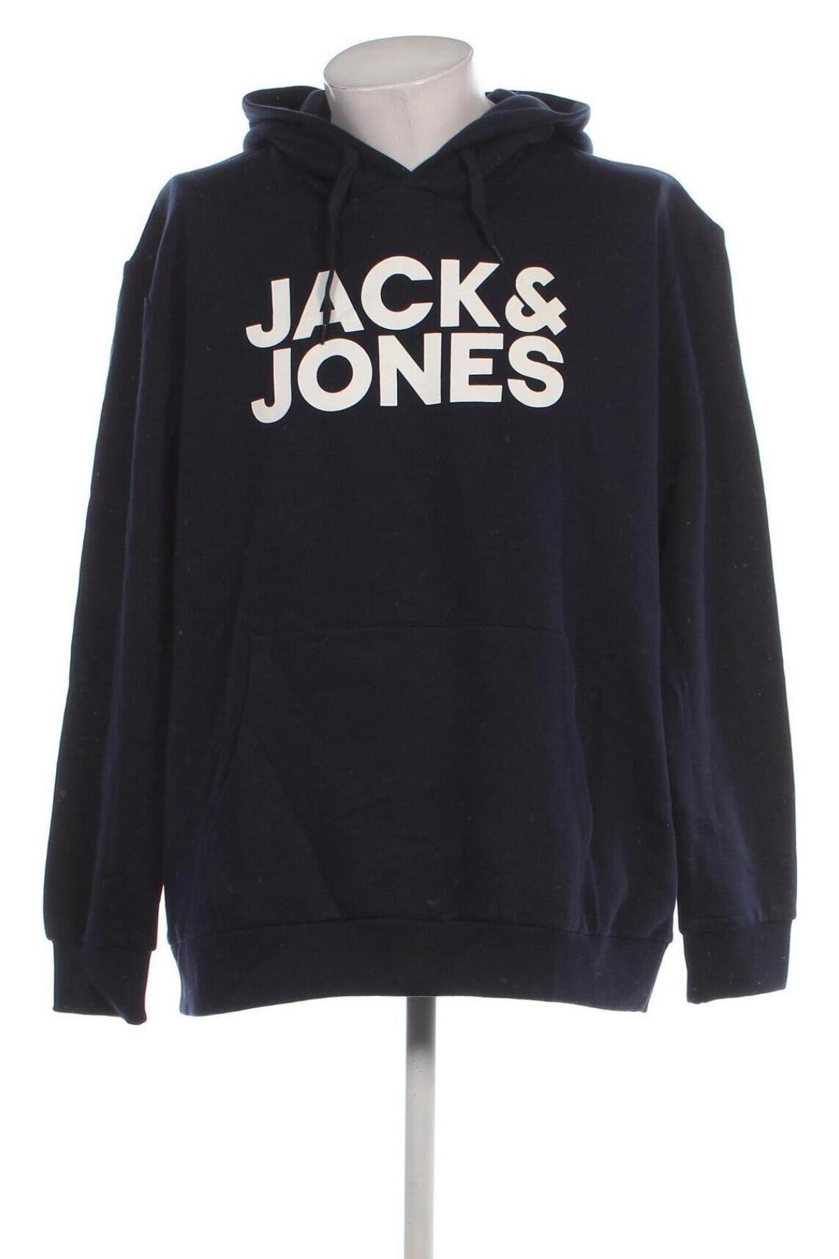 Мъжки суичър Jack & Jones, Размер 3XL, Цвят Син, Цена 82,29 лв.