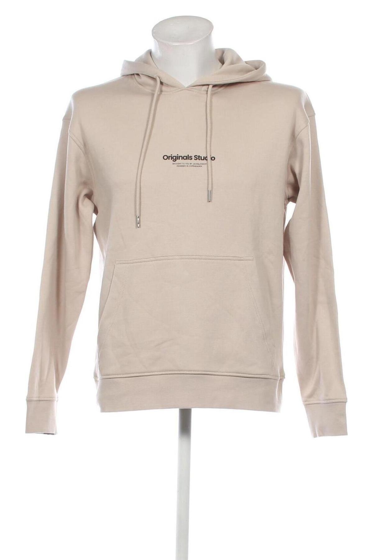 Herren Sweatshirt Originals By Jack & Jones, Größe L, Farbe Beige, Preis € 20,99