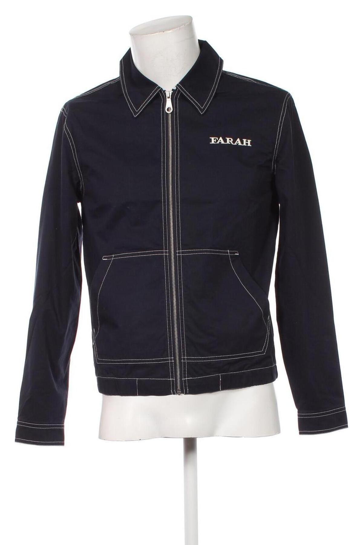 Herrenjacke Farah, Größe S, Farbe Blau, Preis € 34,99