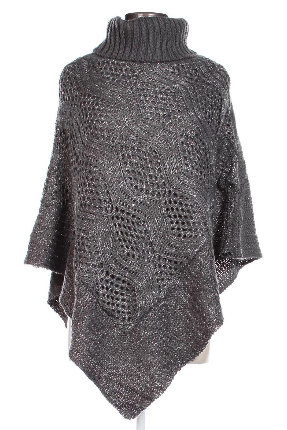 Poncho, Mărime M, Culoare Gri, Preț 47,99 Lei