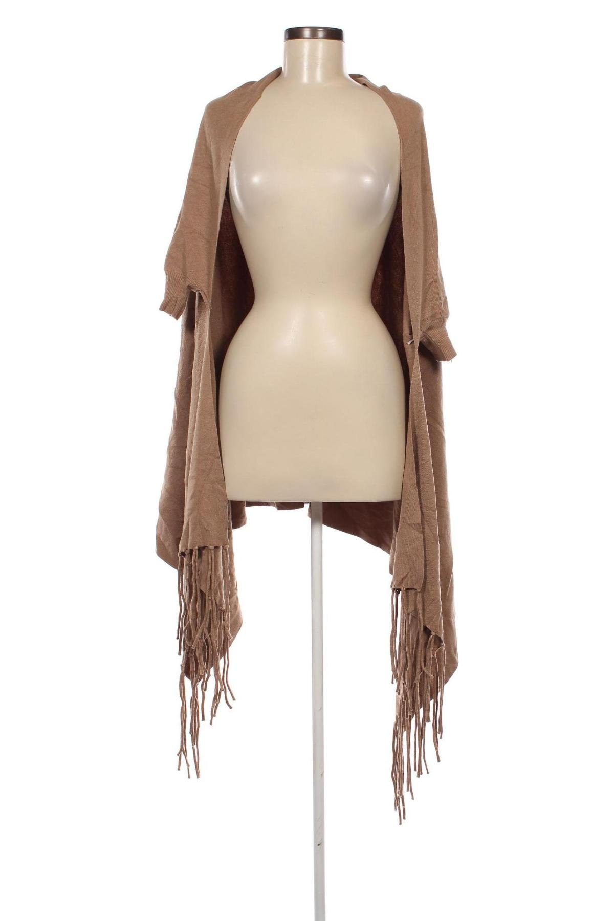 Poncho, Größe M, Farbe Braun, Preis € 9,49