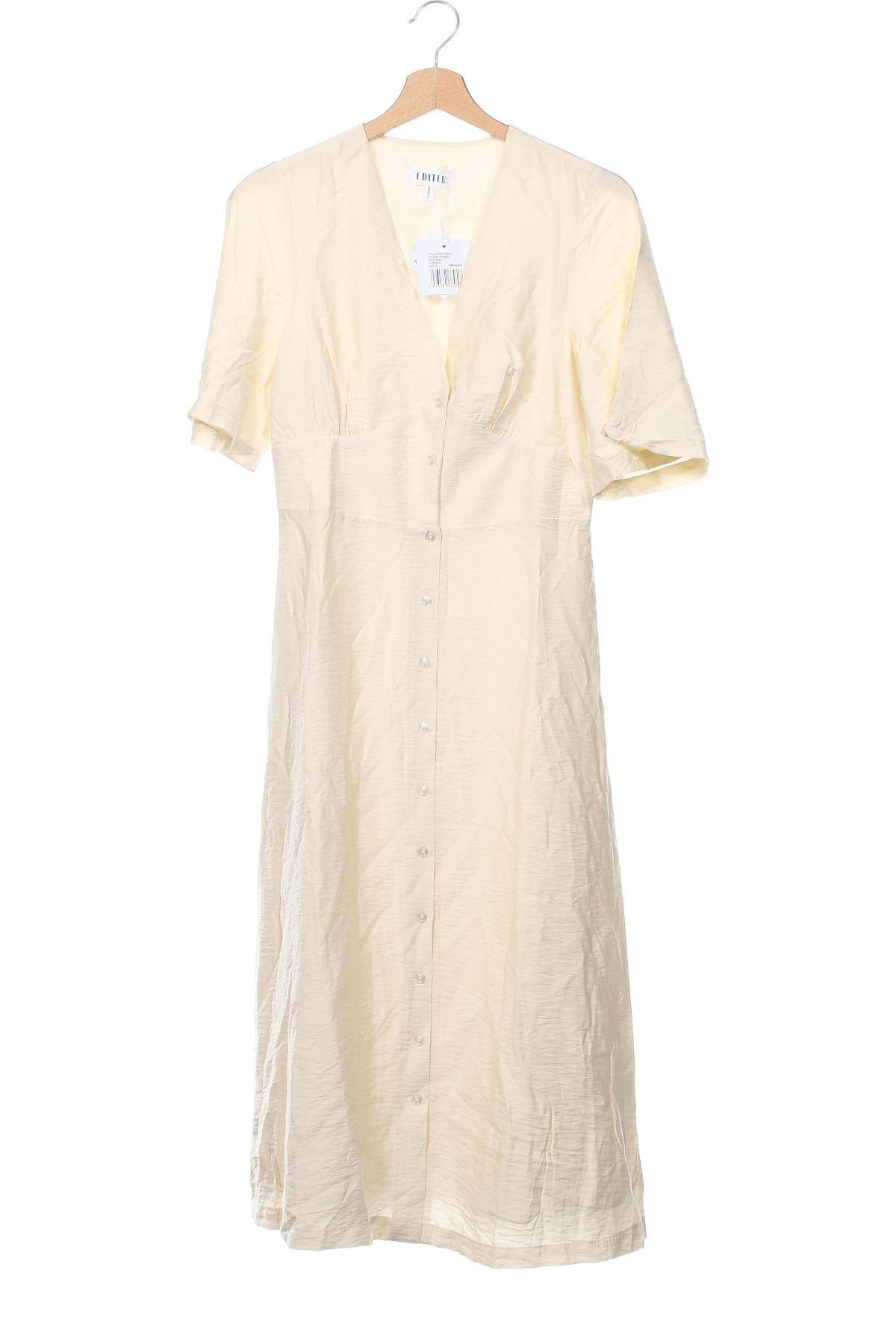 Kleid Edited, Größe XS, Farbe Beige, Preis 8,99 €