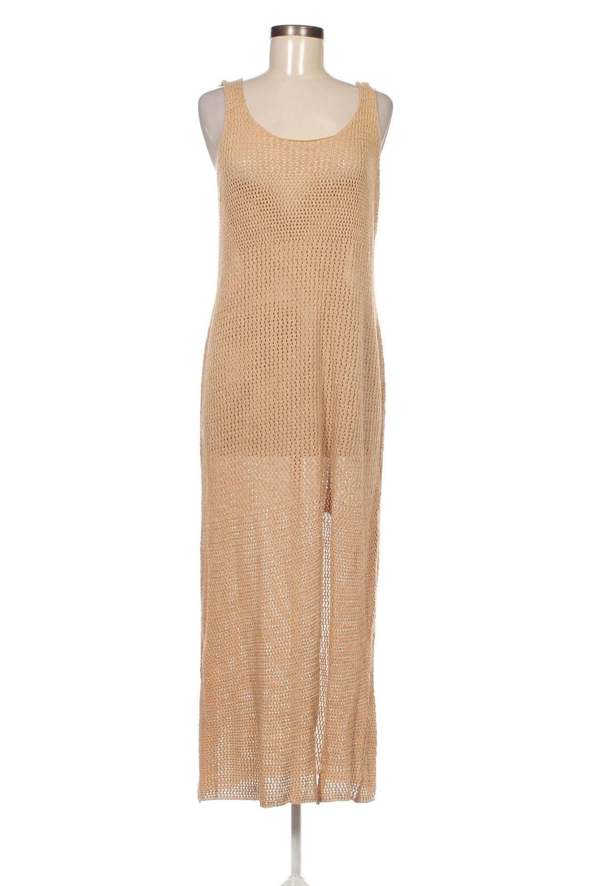 Kleid Karo Kauer, Größe L, Farbe Beige, Preis € 30,49