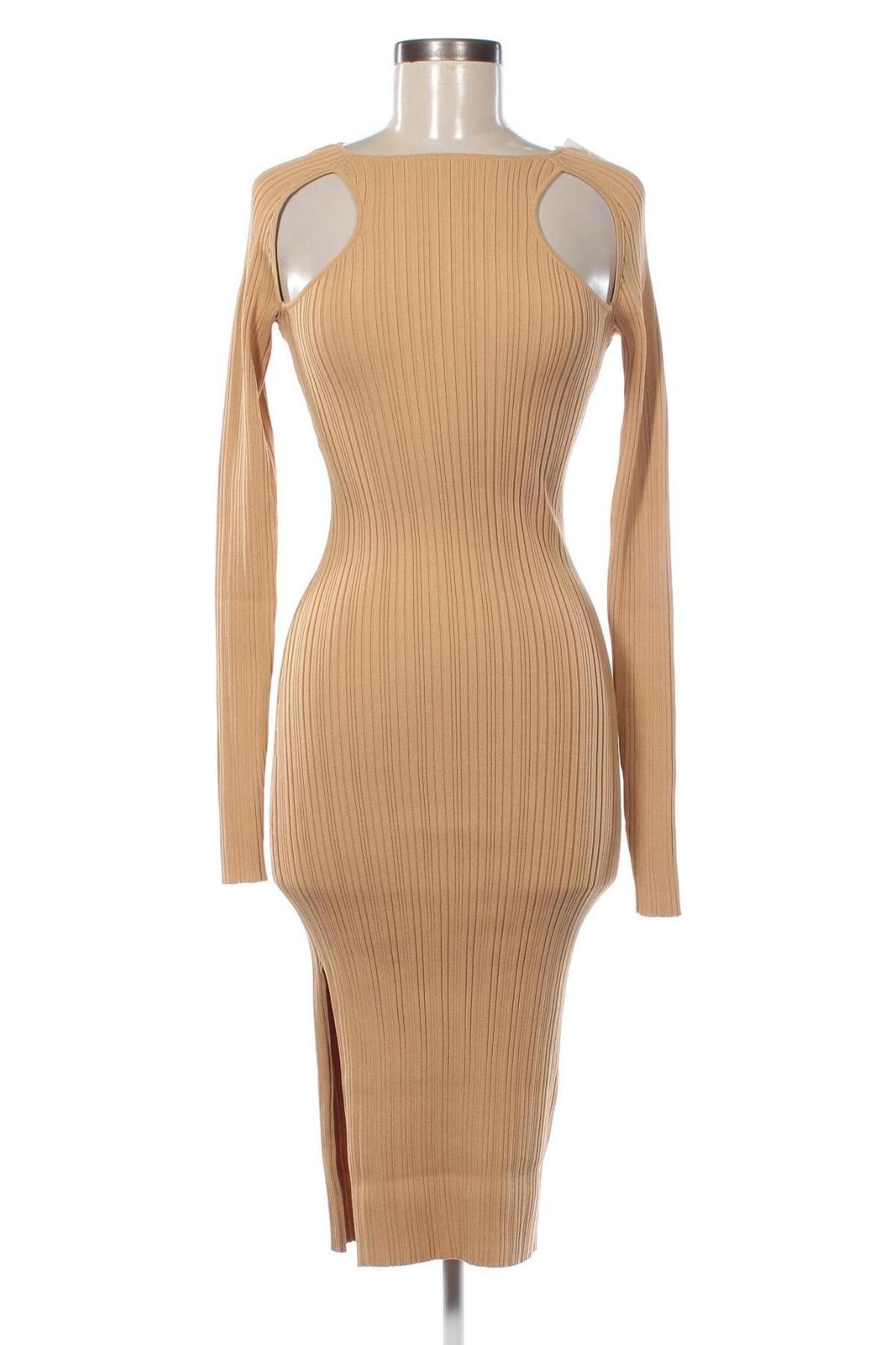 Kleid LeGer By Lena Gercke X About you, Größe XS, Farbe Beige, Preis 16,99 €