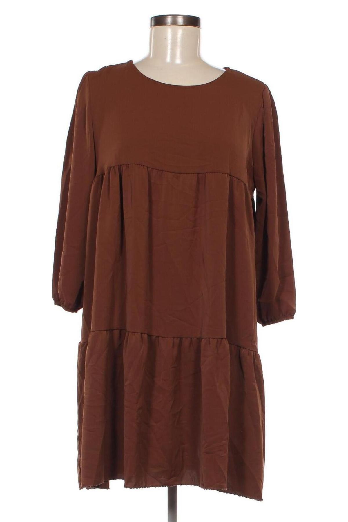 Kleid Made In Italy, Größe M, Farbe Braun, Preis 20,29 €