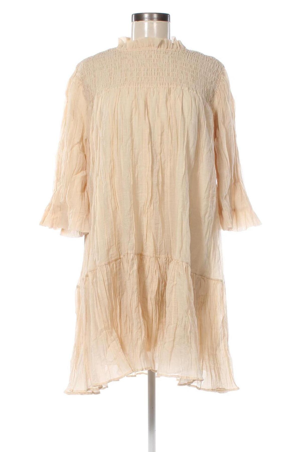 Kleid Reserved, Größe L, Farbe Beige, Preis 5,99 €