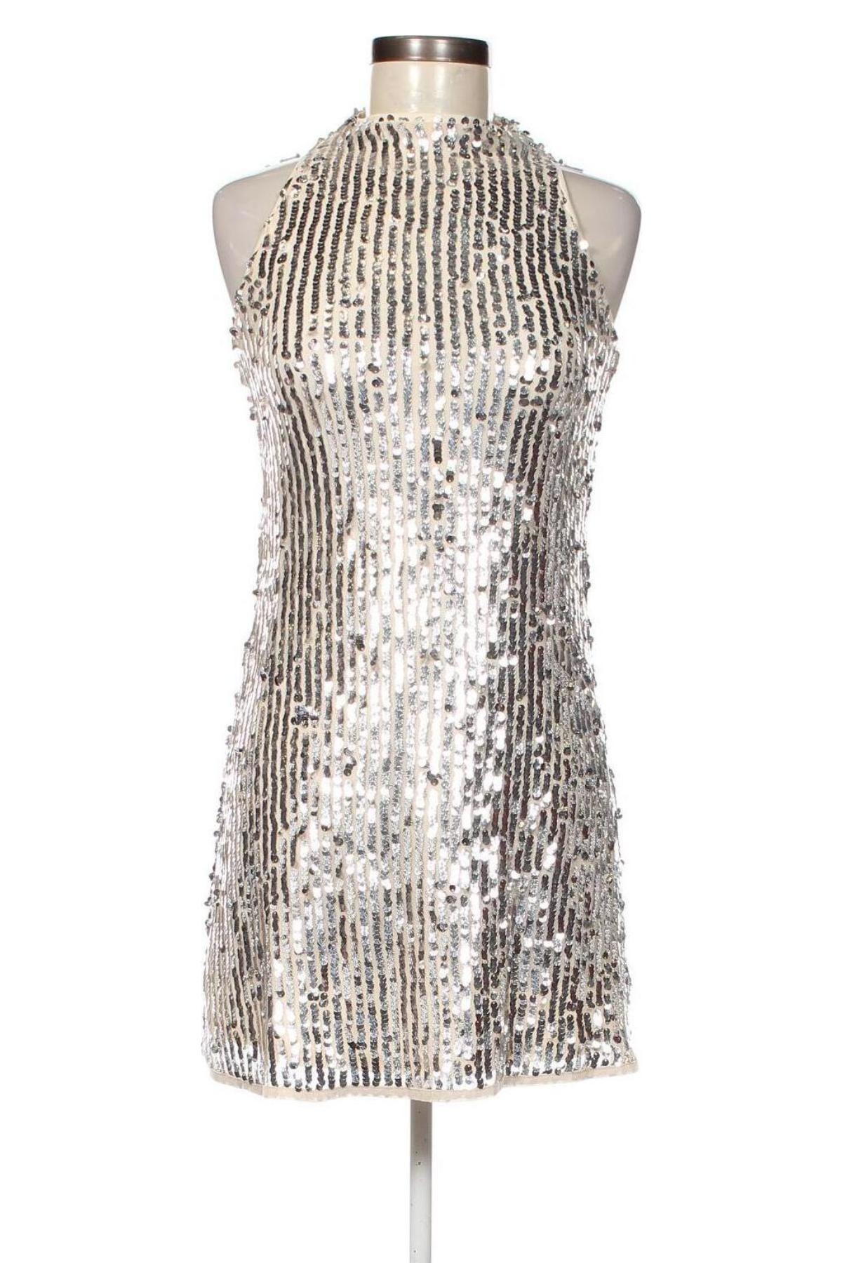 Kleid River Island, Größe XXS, Farbe Silber, Preis € 19,49