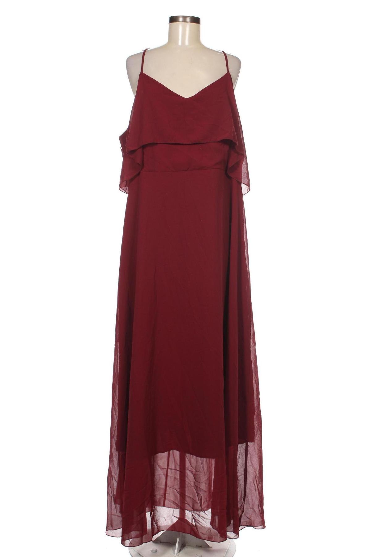 Kleid SHEIN, Größe 4XL, Farbe Rot, Preis 28,99 €