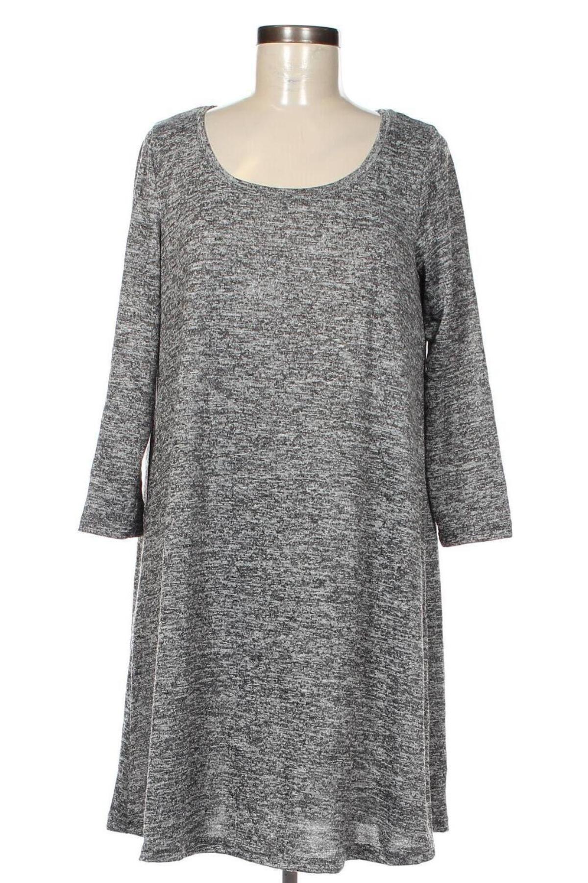 Kleid Terranova, Größe L, Farbe Grau, Preis € 4,99