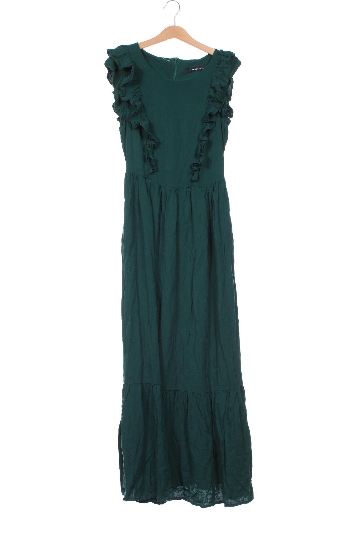 Rochie Trendyol, Mărime XS, Culoare Verde, Preț 79,99 Lei