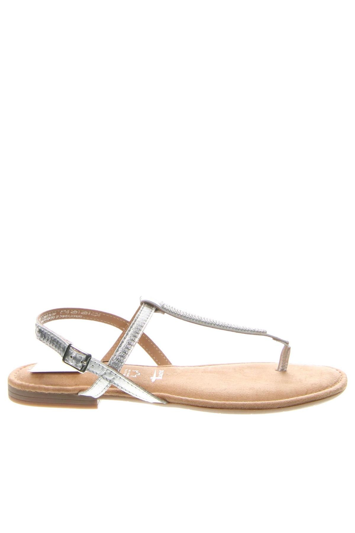 Sandalen Tamaris, Größe 40, Farbe Silber, Preis 16,29 €