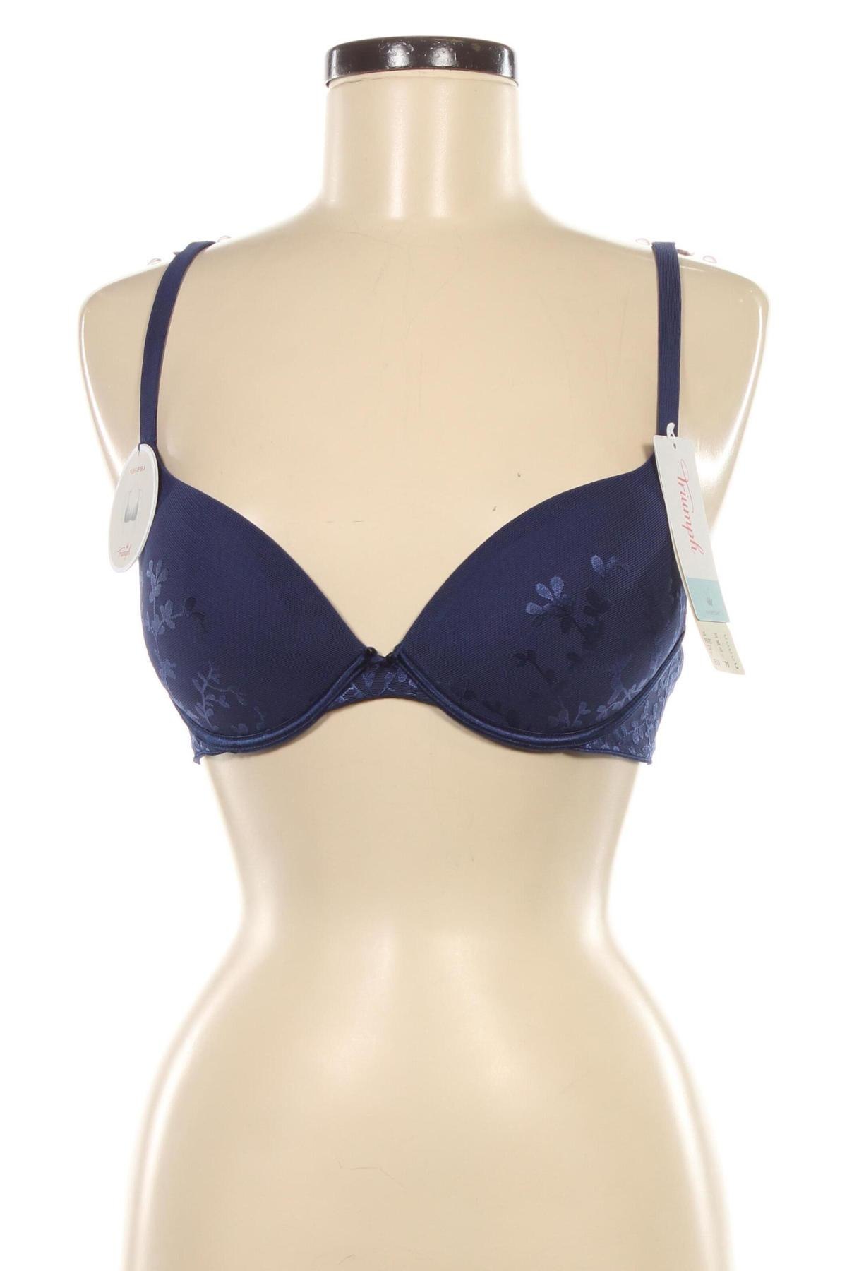 Sutien Triumph, Mărime S, Culoare Albastru, Preț 72,99 Lei