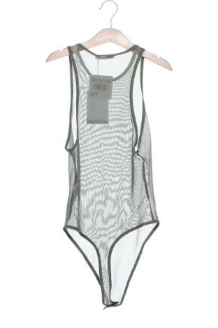 Damenbluse-Body Bershka, Größe S, Farbe Grün, Preis 15,94 €