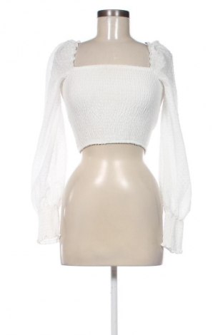 Damen Shirt Bershka, Größe S, Farbe Weiß, Preis € 10,00