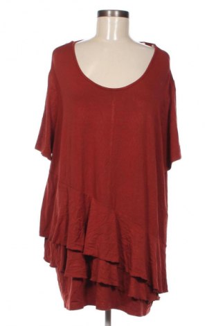 Damen Shirt Mia Moda, Größe 3XL, Farbe Braun, Preis 21,99 €