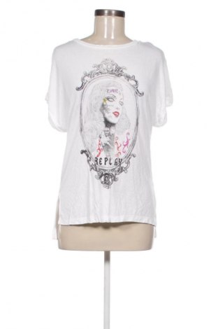 Damen Shirt Replay, Größe M, Farbe Weiß, Preis € 34,79