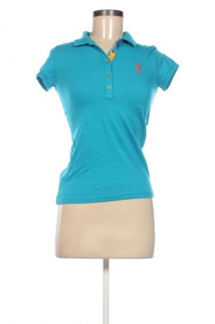 Дамска тениска U.S. Polo Assn., Размер XS, Цвят Син, Цена 41,00 лв.