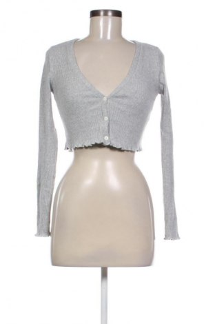 Damen Strickjacke Bershka, Größe S, Farbe Grau, Preis € 14,77