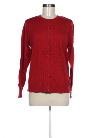 Damen Strickjacke Croft & Barrow, Größe M, Farbe Rot, Preis 20,99 €
