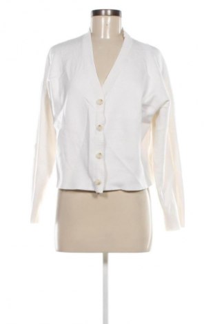 Damen Strickjacke Mango, Größe M, Farbe Weiß, Preis 18,99 €