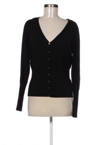 Damen Strickjacke Saint Tropez, Größe L, Farbe Schwarz, Preis € 20,92
