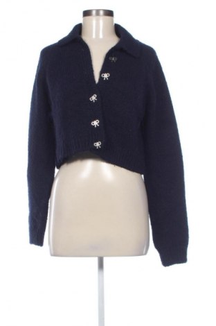 Cardigan de damă Zara, Mărime S, Culoare Albastru, Preț 72,03 Lei