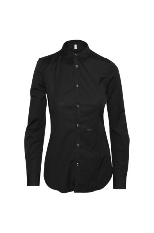 Дамска риза Dsquared2, Размер S, Цвят Черен, Цена 689,99 лв.
