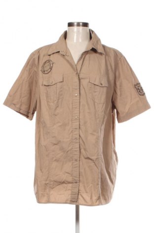 Damenbluse H.I.S, Größe XXL, Farbe Braun, Preis 12,79 €