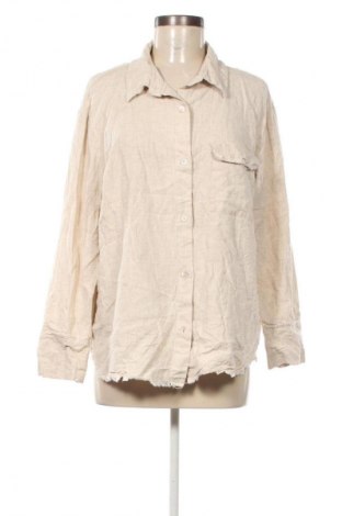 Cămașă de femei H&M Divided, Mărime L, Culoare Bej, Preț 86,99 Lei