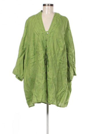 Damenbluse Ulla Popken, Größe 5XL, Farbe Grün, Preis € 48,00