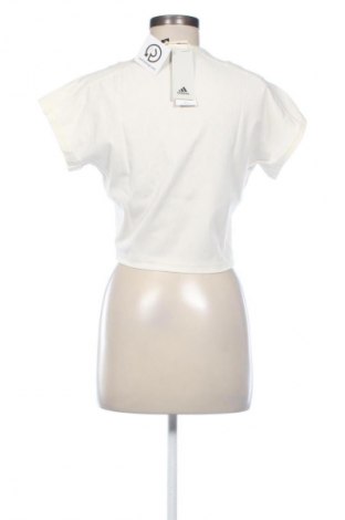 Γυναικείο t-shirt Adidas, Μέγεθος L, Χρώμα Εκρού, Τιμή 31,71 €